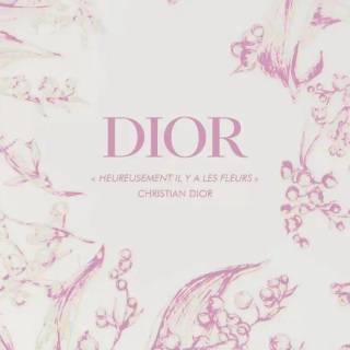 Dior pink wallpaper