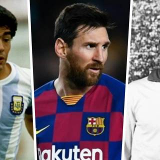 Messi and Pelé wallpaper