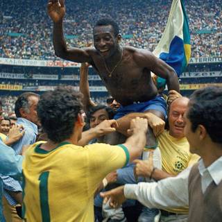 Messi and Pelé wallpaper