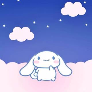 Cinnamoroll space wallpaper