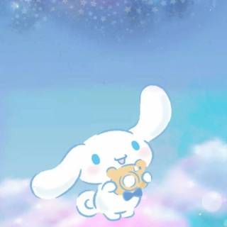 Cinnamoroll space wallpaper