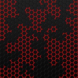 Pattern black and red wallpaper