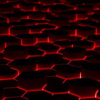 Pattern black and red wallpaper