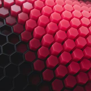 Pattern black and red wallpaper