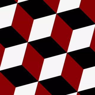 Pattern black and red wallpaper