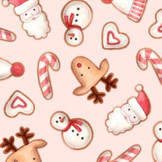 Kawaii winter iPhone wallpaper