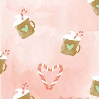 Kawaii winter iPhone wallpaper