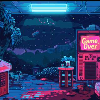 Retro Playstation desktop wallpaper