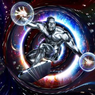 Silver Surfer desktop wallpaper