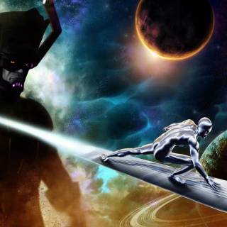 Silver Surfer desktop wallpaper