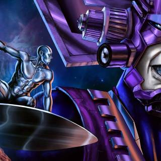 Silver Surfer desktop wallpaper