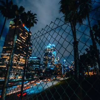 Los Angeles at night wallpaper