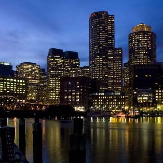 Los Angeles at night wallpaper