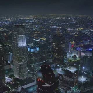 Los Angeles at night wallpaper