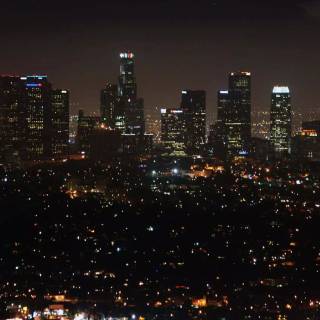 Los Angeles at night wallpaper