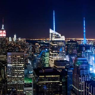 Blue night 4k wallpaper