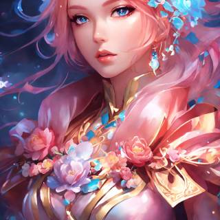 AI anime phone wallpaper