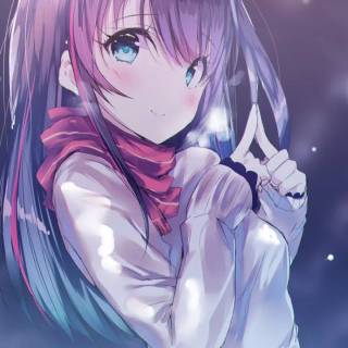 AI anime phone wallpaper