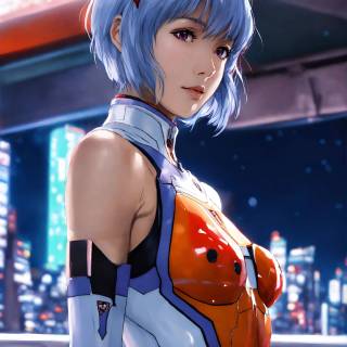 AI anime phone wallpaper