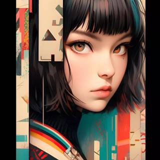 AI anime phone wallpaper