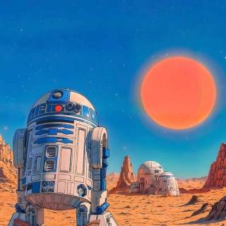 R2D2 phone wallpaper