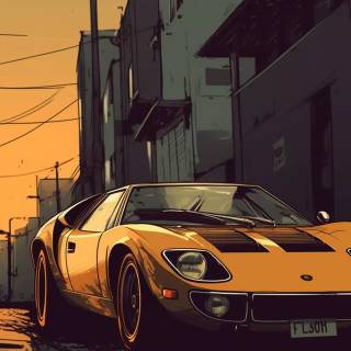 Ford GT40 phone wallpaper