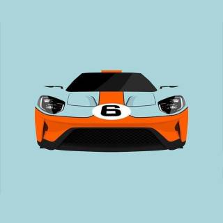 Ford GT40 phone wallpaper