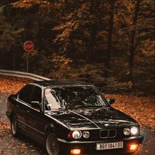 BMW E34 phone wallpaper