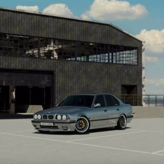 BMW E34 phone wallpaper