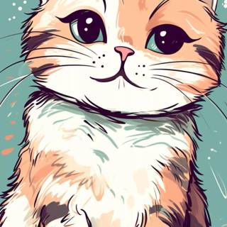 Funny cat iPhone wallpaper