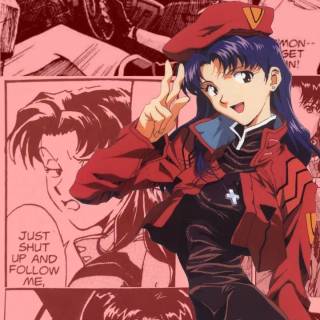 Misato phone wallpaper