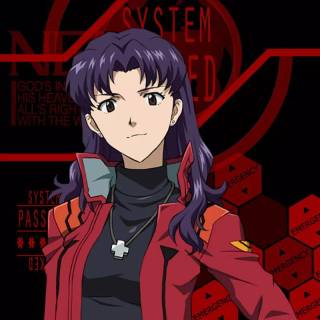 Misato phone wallpaper
