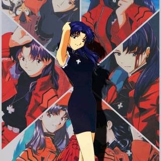Misato phone wallpaper