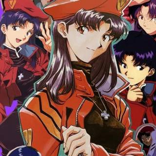 Misato phone wallpaper