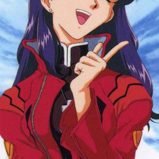 Misato phone wallpaper