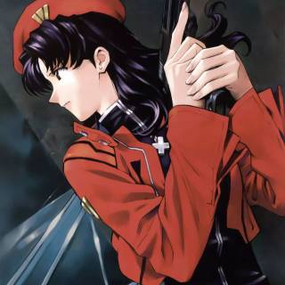 Misato phone wallpaper