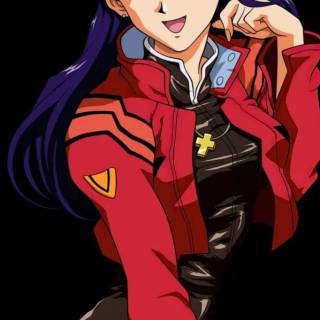 Misato phone wallpaper