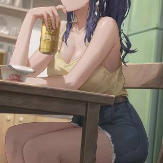 Misato phone wallpaper