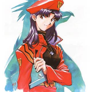 Misato phone wallpaper
