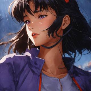 Misato phone wallpaper