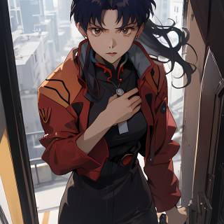 Misato phone wallpaper