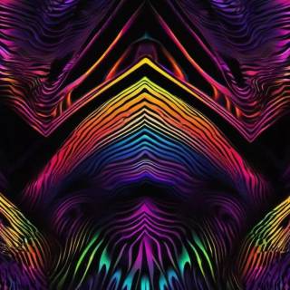 Phone psychedelic wallpaper