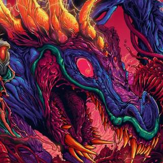 Phone psychedelic wallpaper