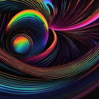 Phone psychedelic wallpaper