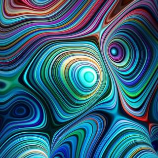 Phone psychedelic wallpaper