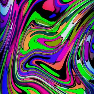 Phone psychedelic wallpaper