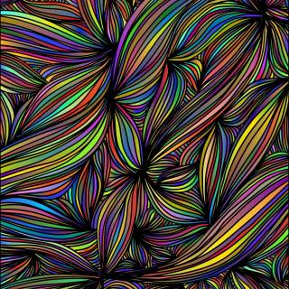 Phone psychedelic wallpaper