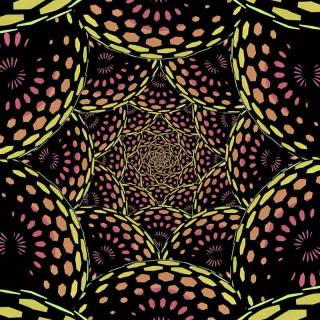 Phone psychedelic wallpaper