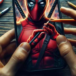 Deadpool phone HD wallpaper