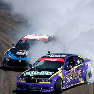 Car drift iPhone wallpaper